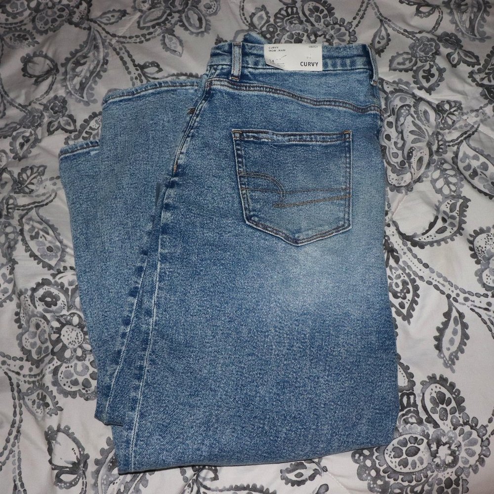 American Eagle Curvy Mom Jeans Size 14 / 32W